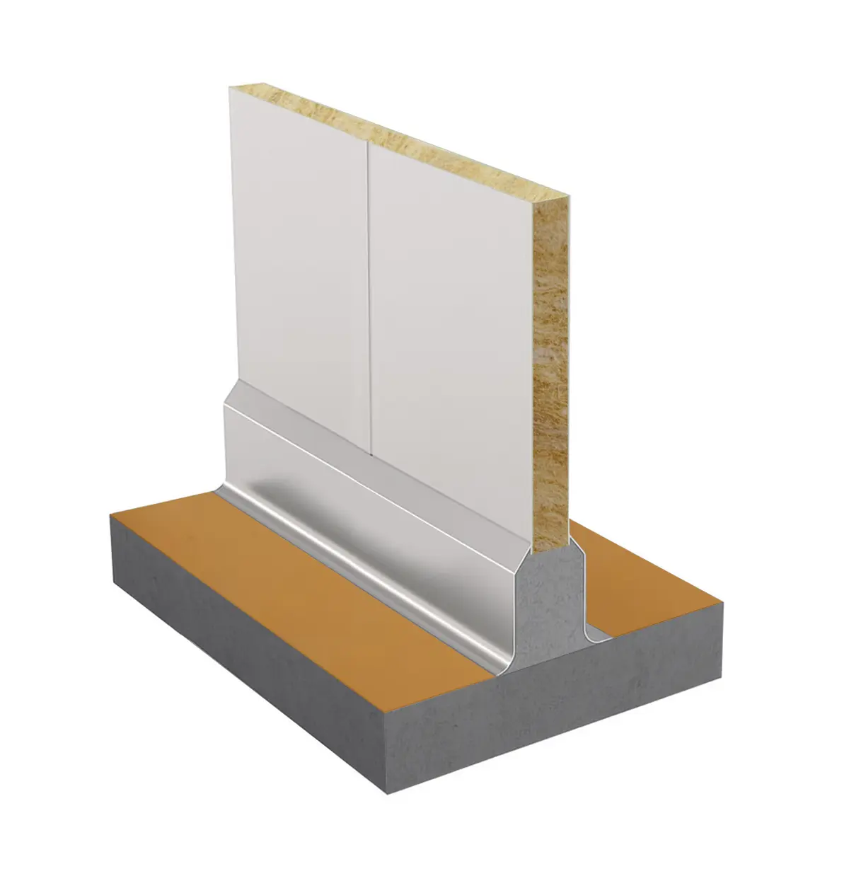 Podwójny cokół nierdzewny  