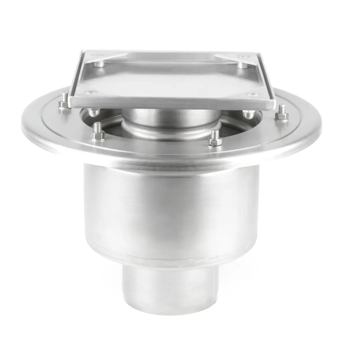 Rewizja nierdzewna dwuczęściowa dolna z pokrywą pod zabudowę płytką