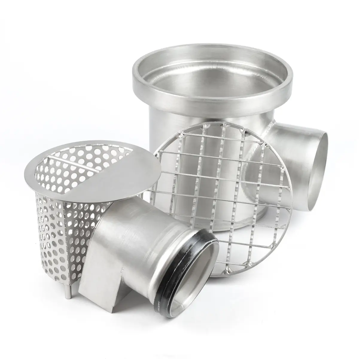 Wpust boczny okrągły zestaw