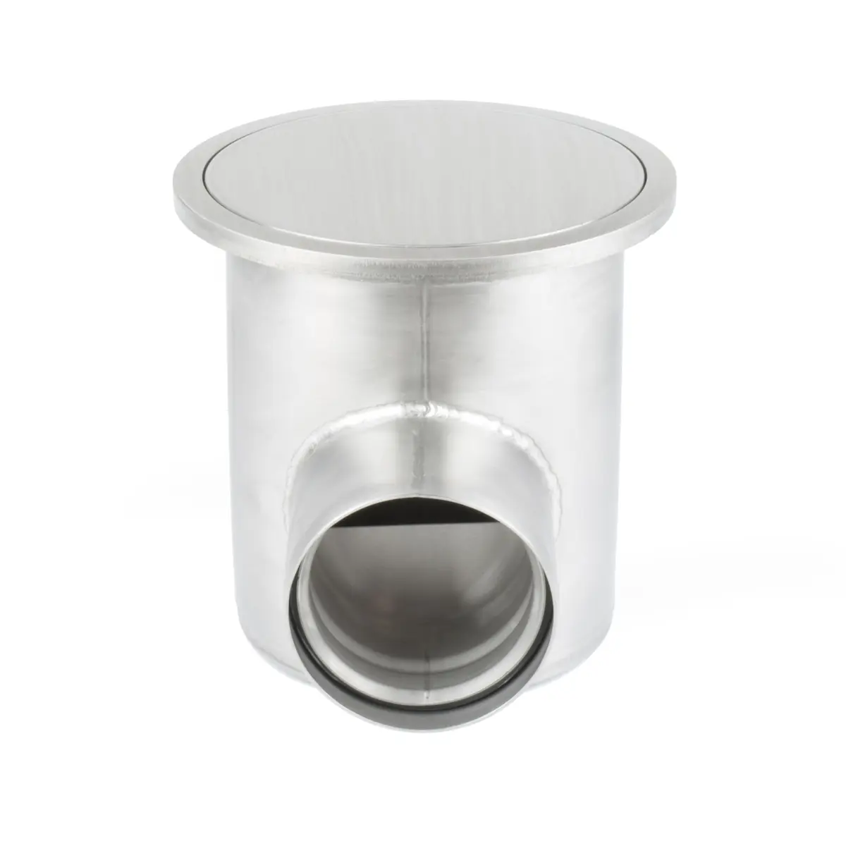 Wpust boczny okrągły z pokrywą płytową szczelną