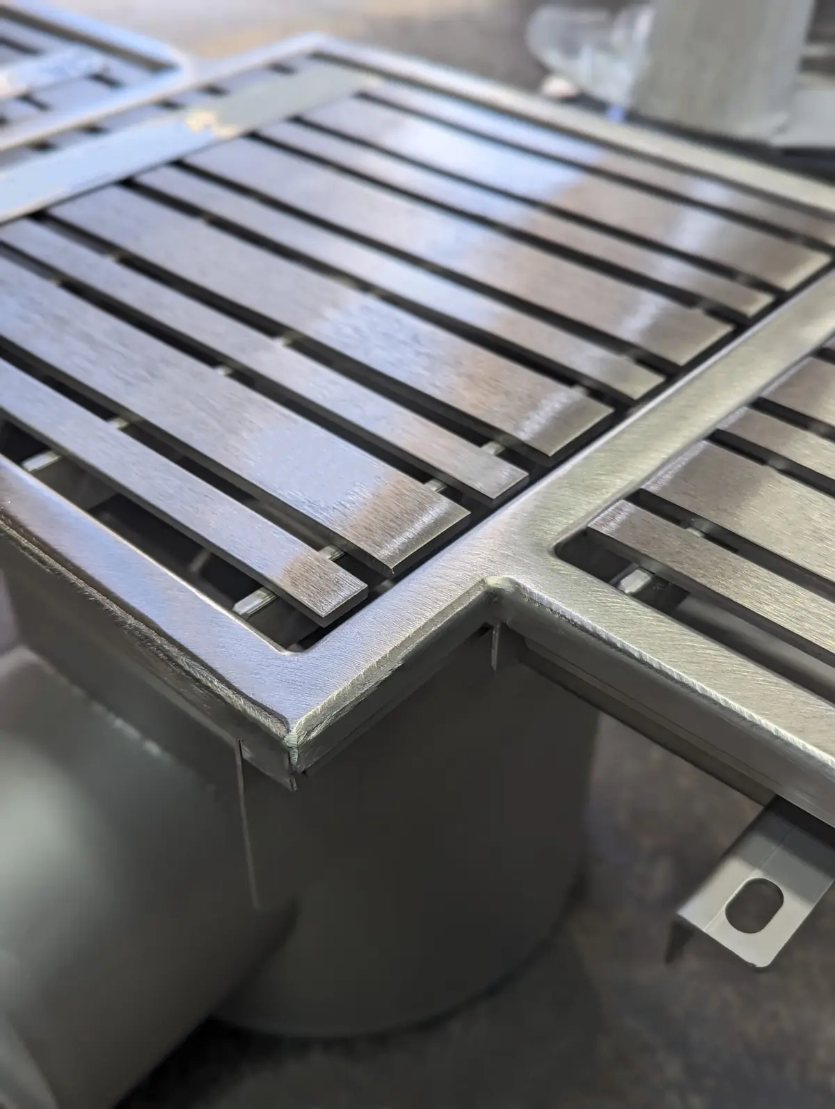 higieniczna pokrywa ze stali nierdzewnej