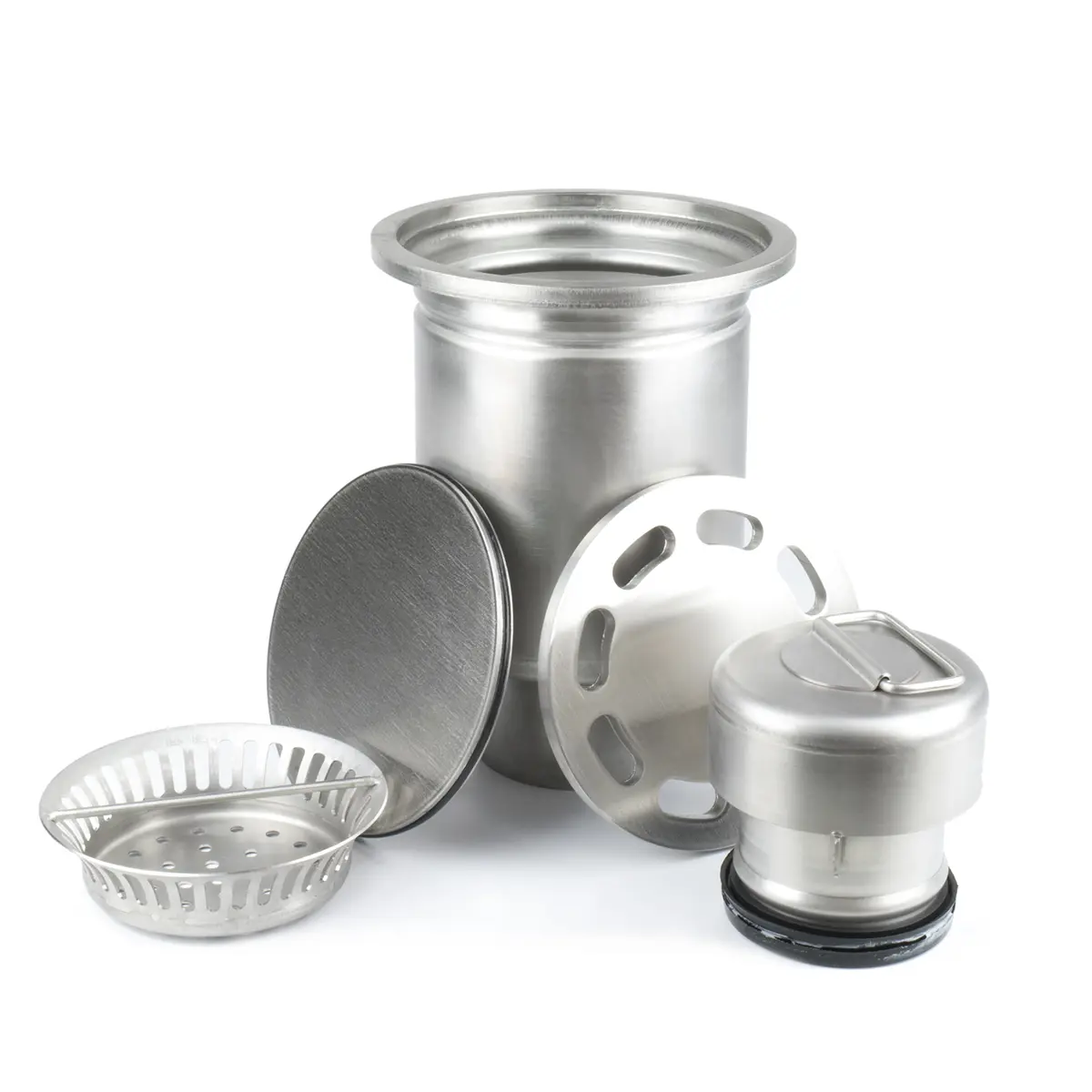 Wpust boczny okrągły zestaw