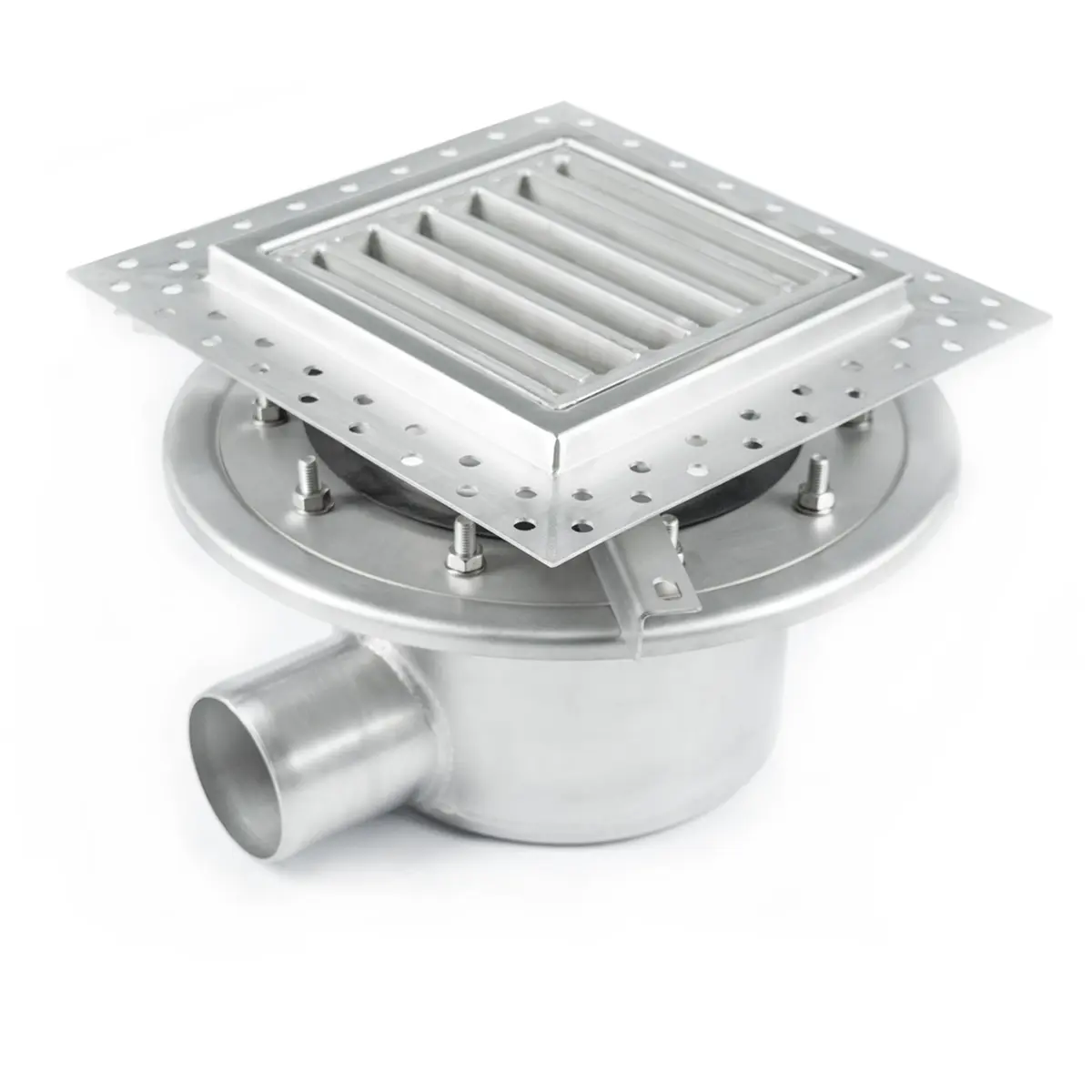 Wpust boczny dwuczęściowy z pokrywą drabinową