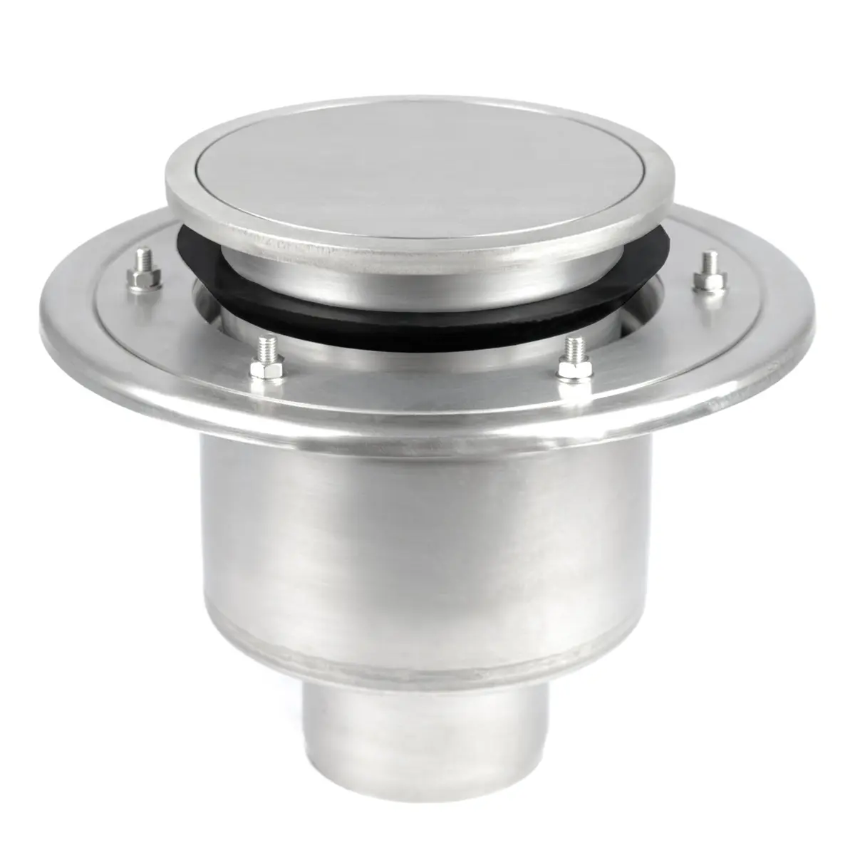 Wpust pionowy dwuczęściowy okrągły z pokrywą szczelną 