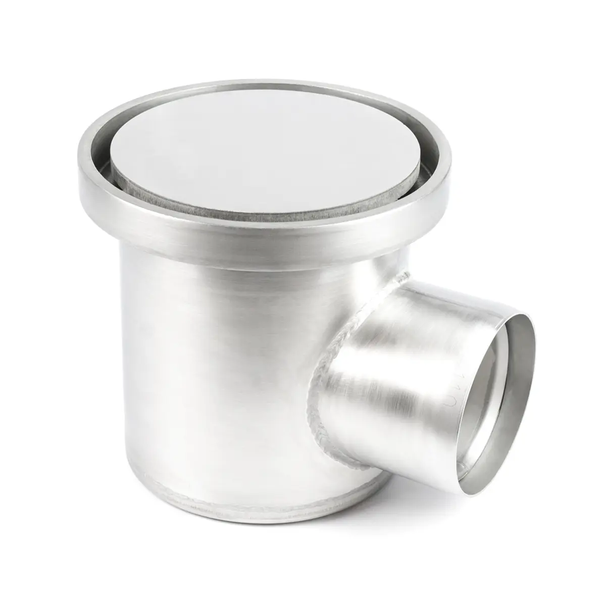 Wpust boczny okrągły z pokrywą płytową