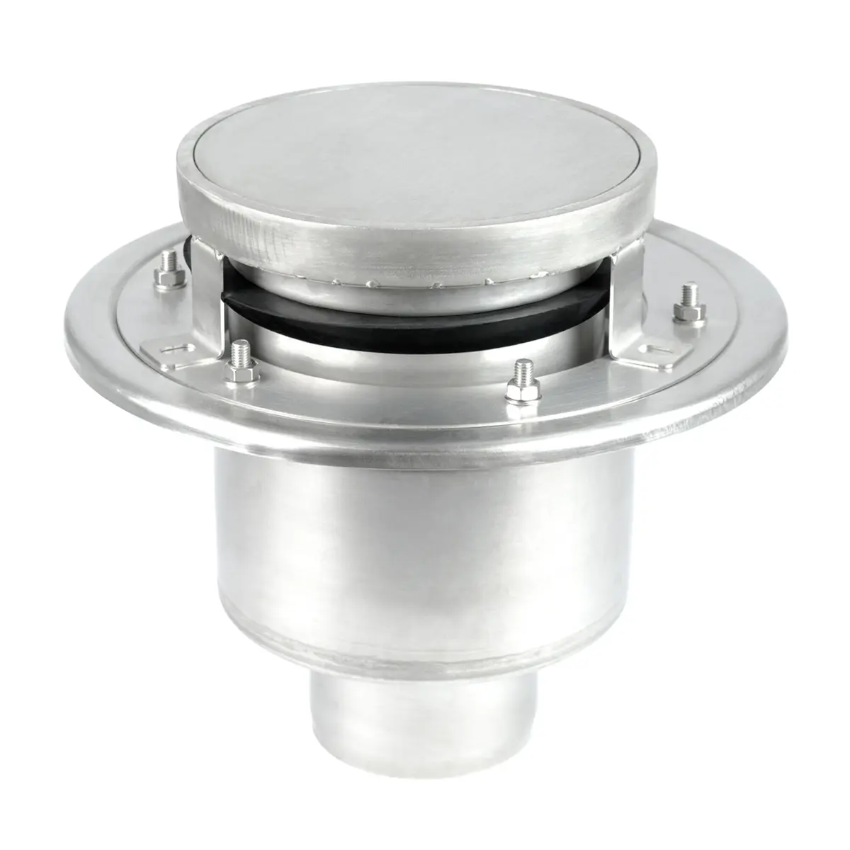 Wpust dolny okrągły dwuczęściowy z pokrywą szczelną 